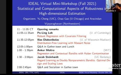 Mini-workshop on Statistical and Computational Aspects of Robustness in High-dimensional Estimation