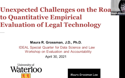 Spring 2021 Special Program on Data Science and Law